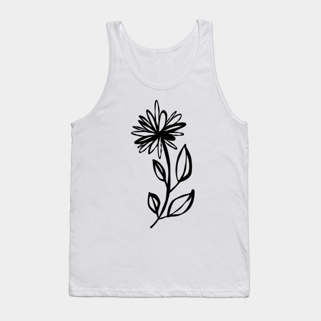 Lonely flower Tank Top by Think Beyond Color